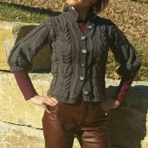 Hand- knitted Wool Sweater